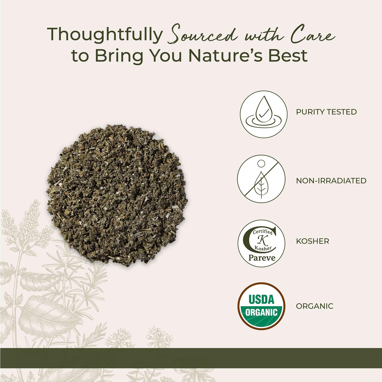 Starwest Botanicals Organic Raspberry Leaf - Herbal Loose Leaf Tea, Caffeine Free Natural Herbs, Pure Dried Raspberry Leaf, Cut & Sifted, Certified Kosher, Non-GMO - Bulk 1 lb Bag