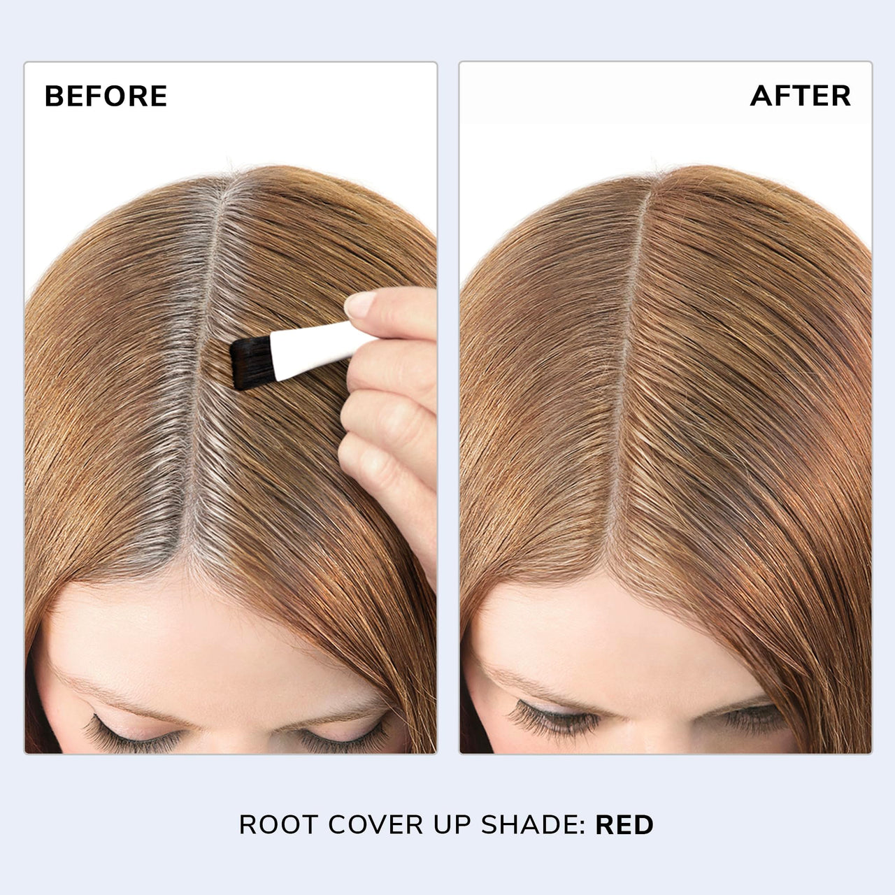 COLOR WOW Root Cover Up, Red – Instant Grey Coverage and Temporary Touch-Up, Water and Sweat Resistant, No mess Award-Winning Formula