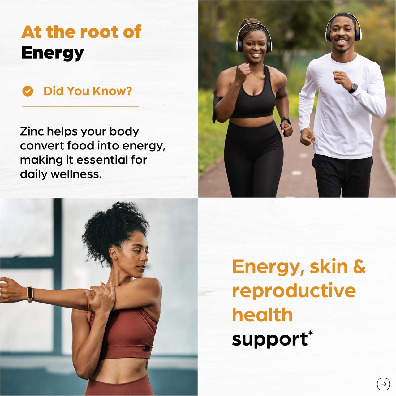 Zinc 50mg Capsules for Men and Women, 120 Count | Highly Absorbable Zinc Supplements for Immune System Support | Zink 50 mg Mono Methionine Chelated Complex |Helps with Skin Health & Overall Immunity