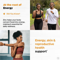Thumbnail for Zinc 50mg Capsules for Men and Women, 120 Count | Highly Absorbable Zinc Supplements for Immune System Support | Zink 50 mg Mono Methionine Chelated Complex |Helps with Skin Health & Overall Immunity