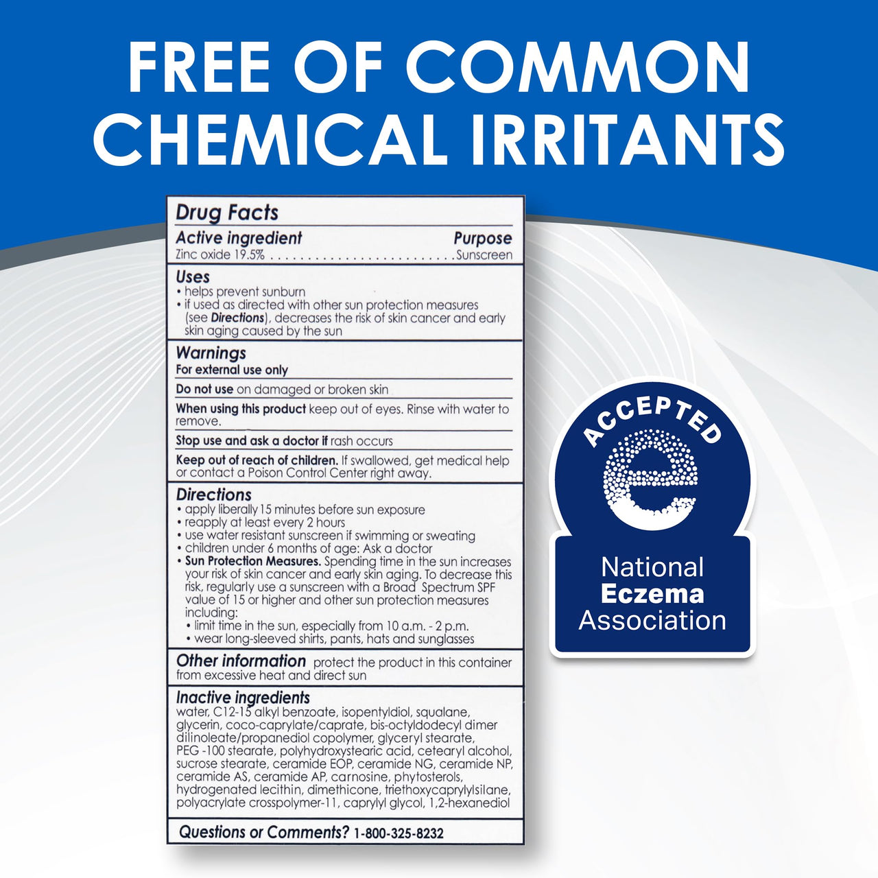 Vanicream Facial Moisturizer Broad Spectrum SPF 30; 2.5 Fl. Oz.