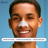 Thumbnail for Bioré Original Blackhead Remover Strips, Deep Cleansing Nose Strips With Instant Pore Unclogging, Features C-Bond Technology, Oil-Free, Non-Comedogenic Use, 14 Count
