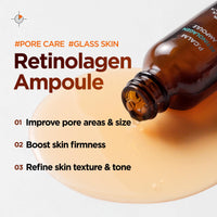 Thumbnail for P.CALM Retinolagen Ampoule – Retinol & Vegan Hydrolyzed Collagen for Pore Tightening, Wrinkles, and Fine Line Care, Korean Glass Skin (30ml / 1.01 fl.oz)