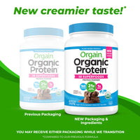 Thumbnail for Orgain Organic Vegan Protein + 50 Superfoods Powder, Creamy Chocolate Fudge - 21g Plant Based Protein, 9g Prebiotic Fiber, No Lactose, Gluten Free, No Added Sugar, 2.02 lb (Packaging May Vary)