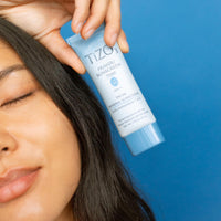 Thumbnail for TiZO3 Facial Mineral Sunscreen and Primer, Tinted Broad Spectrum SPF 40 with Antioxidants, Sheer matte finish, Fragrance-Free, Oil-Free, Dermatologist-recommended, PA+++ 1.75 oz
