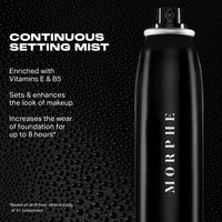 Thumbnail for Morphe Continuous Setting Mist - Micro-Fine Makeup Setting Spray with a Natural Radiant Finish - Helps Makeup Resist Caking or Fading & Increases Wear of Foundation (3 Count, 2.8 fl oz)