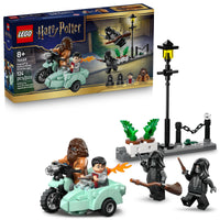 Thumbnail for LEGO Harry Potter Hagrid & Harry’s Privet Drive Escape Building Toy for Boys & Girls - Pretend Play Set for Kids, Ages 8+ - W/Mini Hagrid's Motorcycle & 4 Minifigures - Gift for Birthdays - 76459