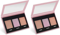 Thumbnail for Image 2 of 1 Ounce (Pack of 2) for the product Black Radiance True Complexion 3D Highlighter Palette, Luminosity, 0.38 Ounce