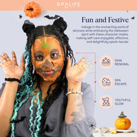 Thumbnail for SpaLife Facial Mask Sheet Bundle - Pumpkin, Ghost, Bat - Halloween Character Mask Bundle - Face Masks for Skin Care - Moisturizing Sheet Face Masks - Skincare Pack for Women - Spa Beauty Masks
