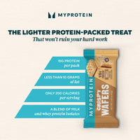 Thumbnail for Myprotein Protein Bars, Crispy Wafers, 15g High Protein Snacks, Box of 10 Vanilla Wafers Packs, Milk & Whey Isolate, Delicious Light & Crunchy Snack Bars