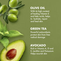 Thumbnail for SheaMoisture Massage Oil - Olive & Green Tea with Avocado Oil, Deeply Moisturizing Bath & Body Massage Oils for Dry Skin, 8 Fl Oz