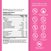 Thumbnail for One A Day Teen Girl’s Daily Essentials Multivitamin Gummies, Teen Girl Multivitamins with Biotin, Vitamin B12 and B6, Vitamin C, Raspberry Natural Flavor, 120 Gummies