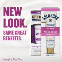 Thumbnail for Gold Bond Age Renew Neck & Chest Firming Age Renew Cream, 2 oz., Clinically Tested Skin Firming Cream