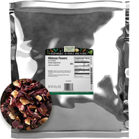 Thumbnail for Frontier Co-op Hibiscus Flowers, Cut & Sifted, Kosher | 1 lb. Bulk Bag | Hibiscus sabdariffa L.