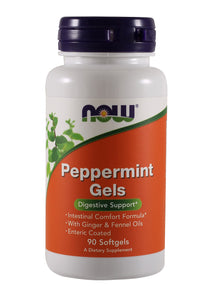Thumbnail for Now Foods Peppermint Gels - 90 softgels (Pack of 3)
