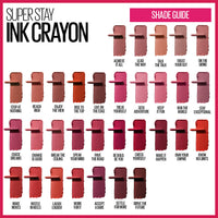 Thumbnail for Maybelline Super Stay Ink Crayon Matte Longwear Lipstick Makeup, 150 Chase Dreams, 0.04 oz