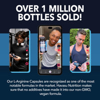 Thumbnail for L-Arginine Capsules with L-Citrulline - Nitric Oxide Supplement - L Arginine and L Citrulline Blend - 60 Count - Vegan, Non-GMO Capsules for Performance, Endurance and Muscle Support - 1 Month Supply