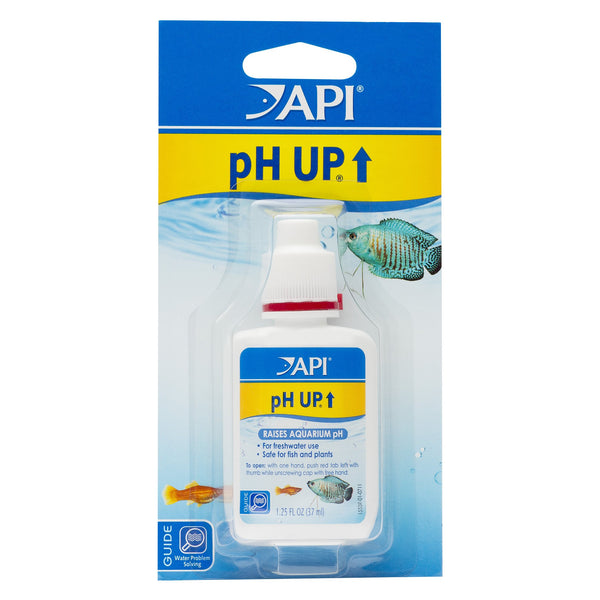 API pH UP Freshwater Aquarium Water pH Raising Solution 1.25-Ounce Bottle
