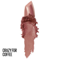 Thumbnail for Maybelline Color Sensational Lipstick, Lip Makeup, Cream Finish, Hydrating Lipstick, Crazy for Coffee, Nude Pink ,1 Count