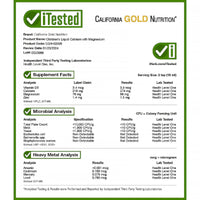 Thumbnail for California Gold Nutrition Children’s Liquid Calcium with Magnesium , Bone and Immune Support, Orange Flavor, Gluten Free, Non-GMO, 16 fl oz (473 ml)