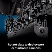 Thumbnail for LEGO Icons Captain Jack Sparrow’s Pirate Ship Building Set for Adults, Ages 18+ - Room Decor for Office, Bedroom or Shelf - Collectible Black Pearl Ship for Pirates of The Caribbean Fans - 10365