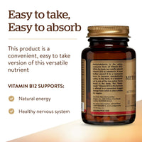 Thumbnail for Solgar Methylcobalamin (Vitamin B12) 5000 mcg, 60 Nuggets - Cherry Flavor - Supports Energy Metabolism - Body-Ready, Active Form - Non-GMO, Vegan, Gluten Free - 60 Servings
