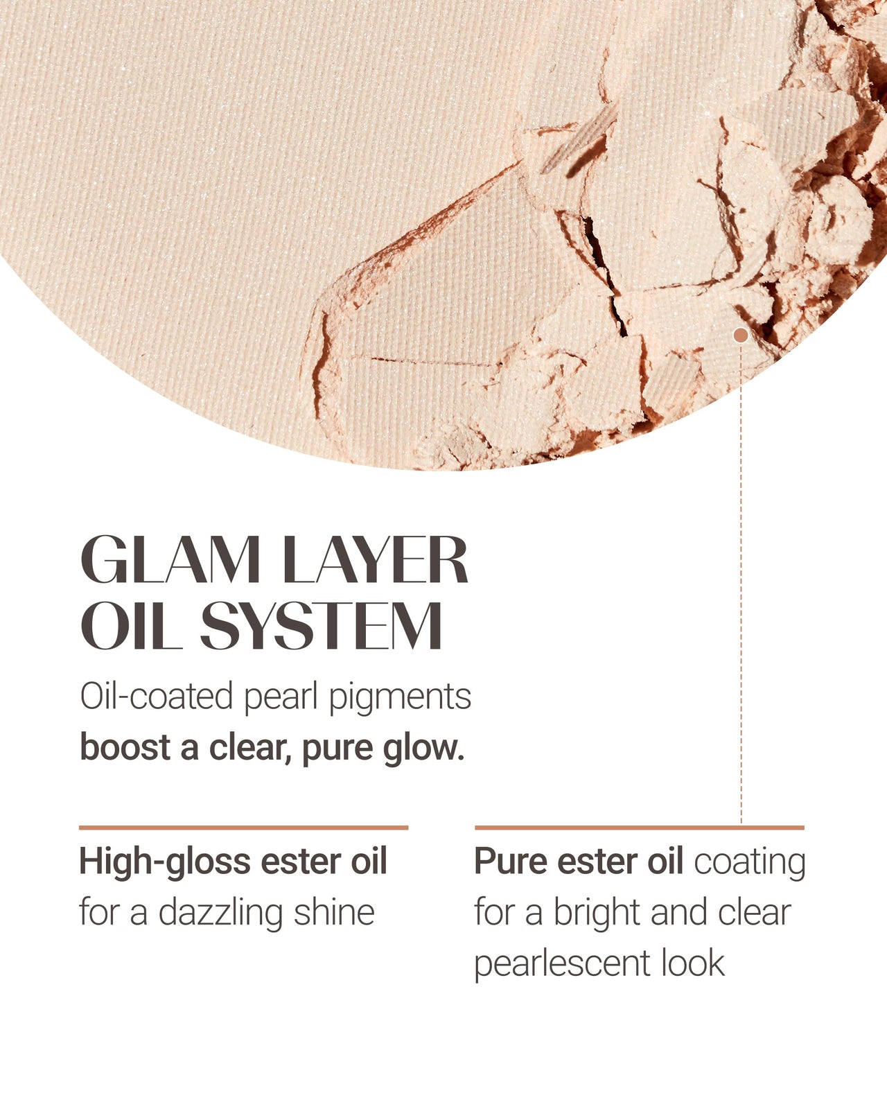 THESAEM Perfect Glam Glow Pact - Illuminating Face Powder with Colorful Pearls for Soft Radiant Glow - Sebum Control Blending Powder with Diamond & Silk - Korean Makeup Highlighter Compact