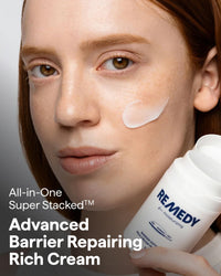 Thumbnail for Remedy for Rich Moisture | Barrier Repairing Rich Cream Moisturizer for Normal to Dry Skin | Quadruple Ceramide Complex, Peptides, Squalane, Glycerin | By Dermatologist Dr. Shah, 1.7 fl. oz