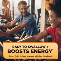 Thumbnail for Vitron-C Iron Supplement, Once Daily, High Potency Iron Plus Vitamin C, Support Red Blood Cell Production, Dye Free Tablets, 60 Count, 2 Pack