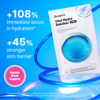 Thumbnail for Dr.Jart+ Dermask Vital Hydra Solution Glow Korean Face Mask with Hyaluronic Acid for Glass Skin | Sheet Mask | Korean Skin Care | Travel Size, 1 Pack