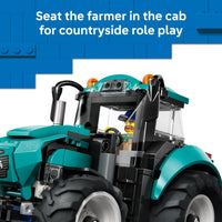 Thumbnail for LEGO City Tractor Building Toy for Kids - Pretend Play Farm Vehicle for Boys & Girls, Ages 7+ - Tractor Toy W/Farmer Minifigure - Gift Idea for Birthdays - 60498