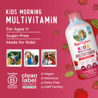 Thumbnail for MaryRuth's Liquid Morning Multivitamin for Kids | Kids Multivitamin | Immune Support Supplement | Vitamin C | Vitamin D | Essential Nutrients | Vegan | 30-180 Servings | 15.22 fl oz