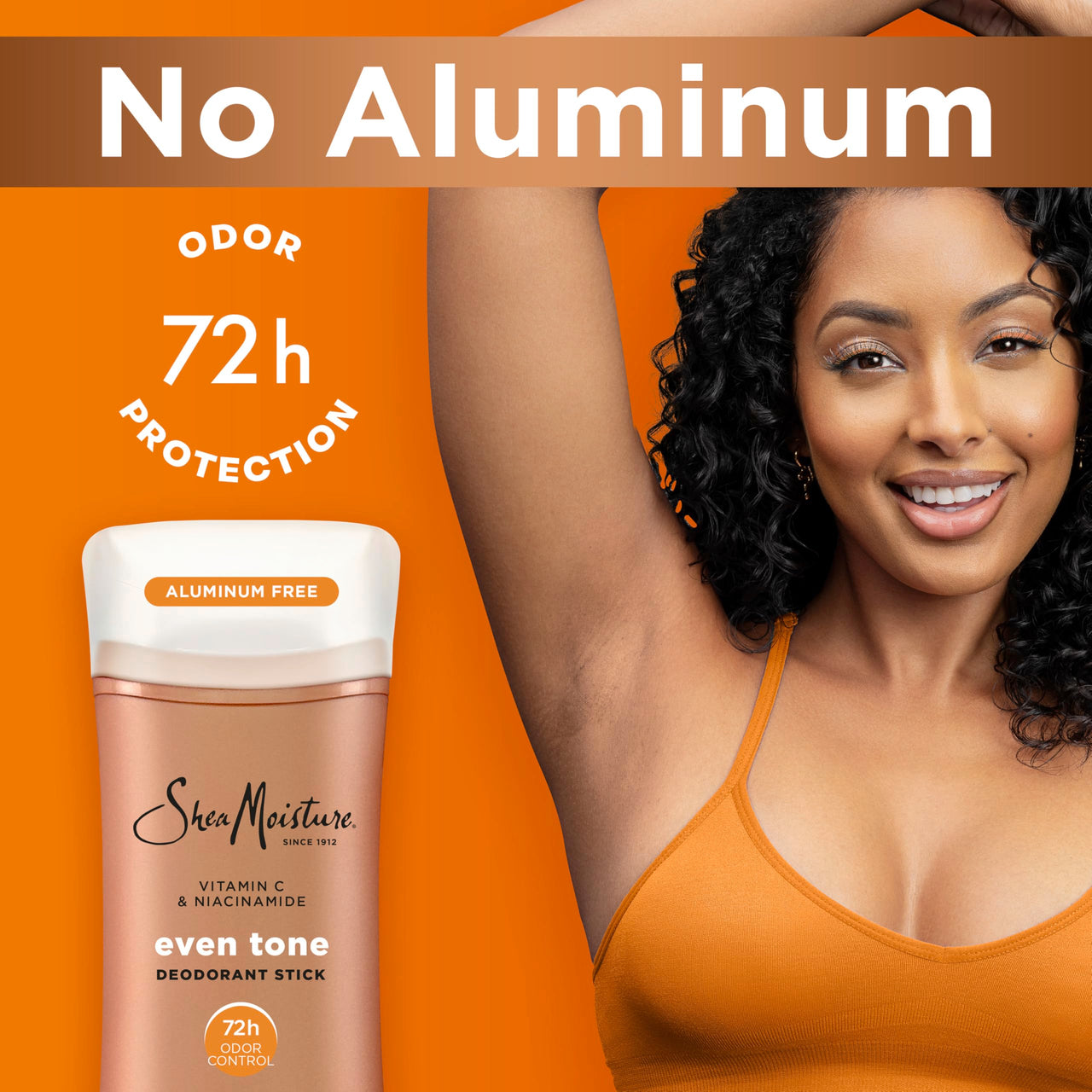 SheaMoisture Deodorant Stick for 72h Odor Control Fresh Aluminum Free 2.6 oz