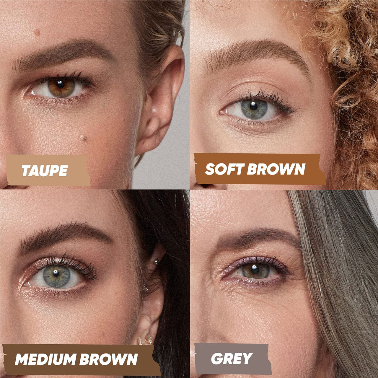 Kosas Air Brow Tinted Gel with Clean, Vegan Ingredients for Fluffy, Full and Healthy Brows, Longwear (Soft Brown)