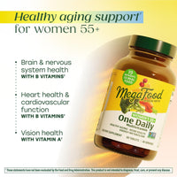 Thumbnail for MegaFood Multivitamin for Women 55+ One Daily Womens Multivitamin with Vitamin D3, C, Zinc & Bioavailable Vitamin B12 & Folate - Healthy Aging, Brain & Bone Health, Vegetarian, 90 Tablets