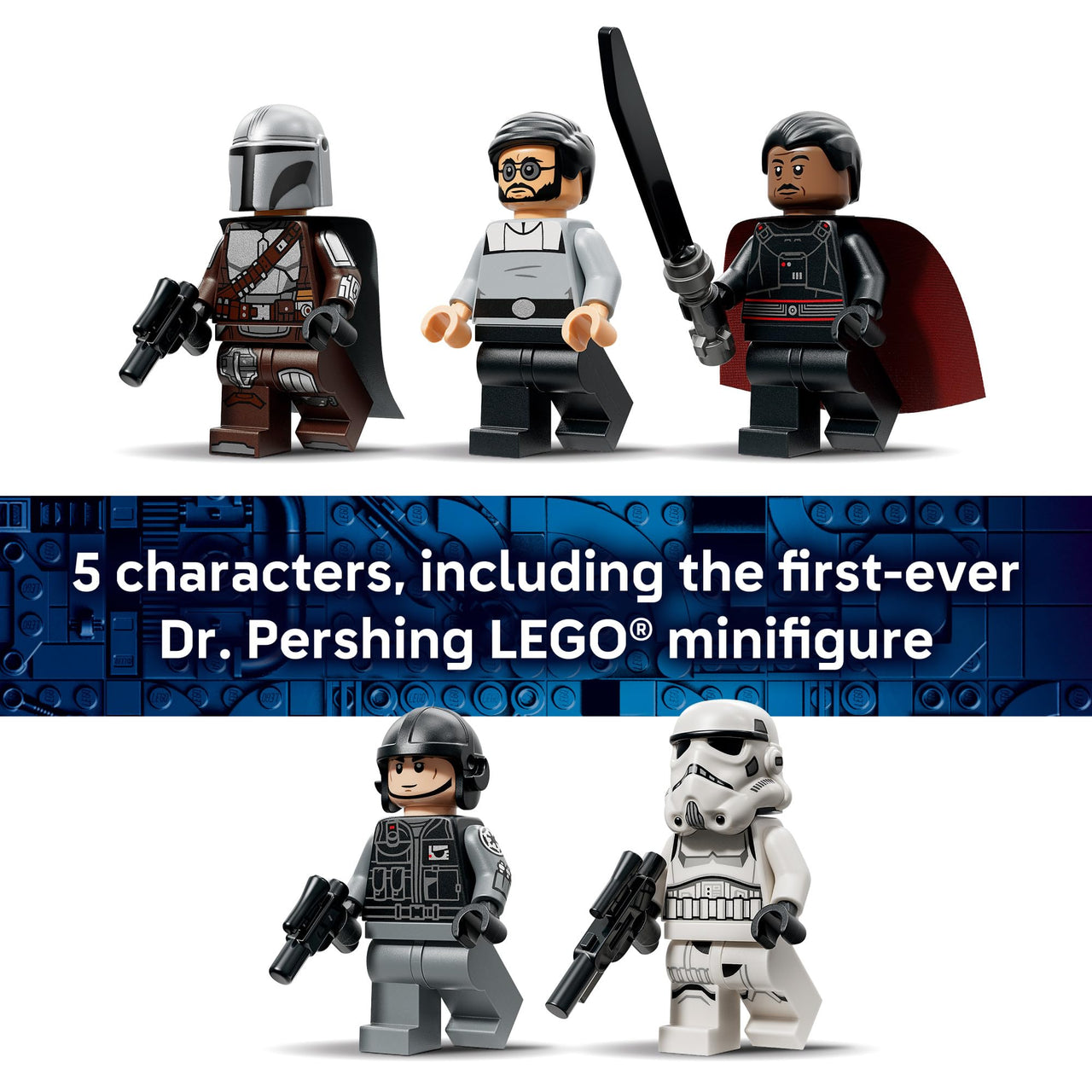 LEGO Star Wars: The Mandalorian Imperial Lambda-Class Shuttle - Collectible Building Set for Boys & Girls, Ages 14+ - with 5 Minifigures - Gift Idea for Teens - 75459