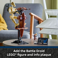 Thumbnail for LEGO Star Wars: The Phantom Menace Battle Droid with STAP - Building & Learning Toy for Boys & Girls, Ages 12+ - Star Wars Toy & Model Kit - Gift Idea for Birthdays - 75428