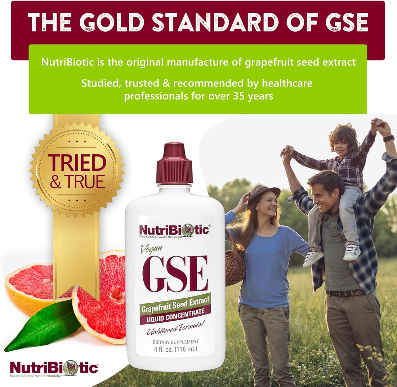 NutriBiotic GSE Liquid Concentrate -Grapefruit Seed Extract