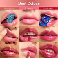 Thumbnail for COLORGRAM Fruity Glass Tint 04 Adorable Berry | Korean Long Lasting & Waterproof Lip Stain | Glossy Dewy Lip Gloss, Highly Pigmented Strawberry Pink Shade with Glowing effect 0.11 Oz.