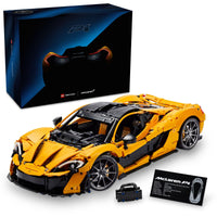 Thumbnail for LEGO Technic McLaren P1 Hypercar Building Set, Gift for Adult Racing Fans, Race Car Collectible Model with V8 Piston Engine and 7-Speed Gearbox, 42172