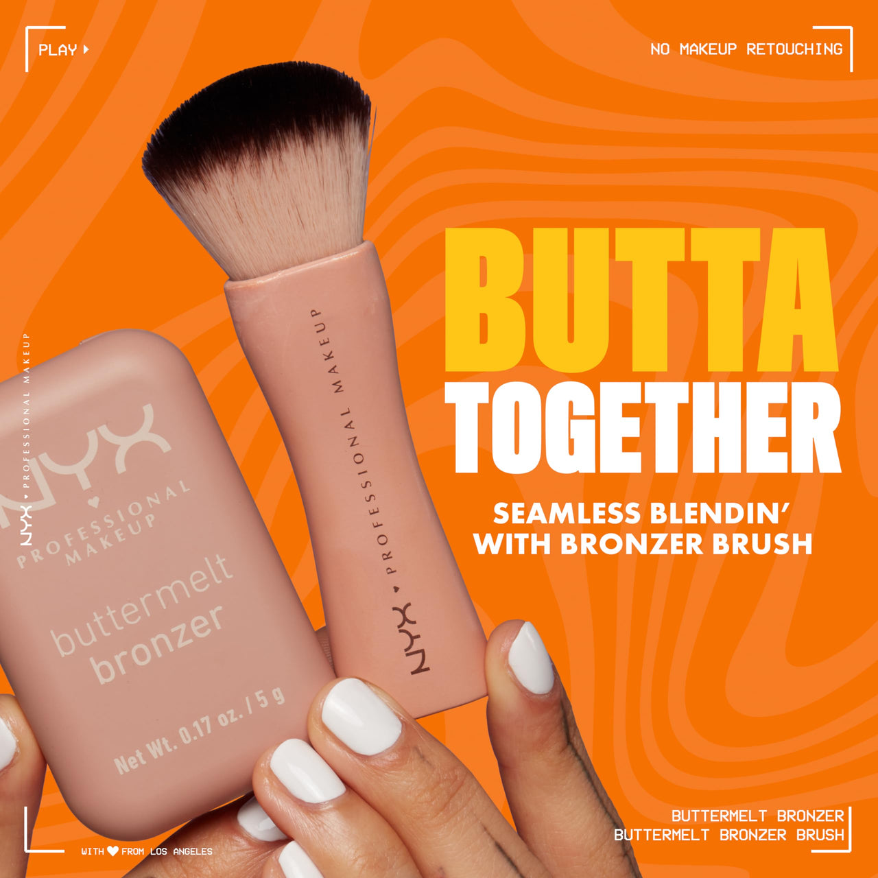 NYX PROFESSIONAL MAKEUP Matte Buttermelt Bronzer, Longwear Face Makeup with Up to 12 Hours of Wear, Vegan Formula - Do Butta (Deep Golden)