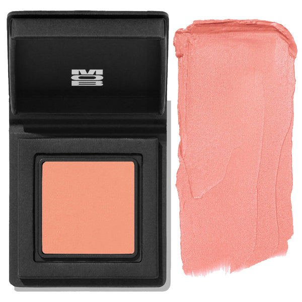 MOB Beauty Cream Clay Blush M117 Peach Pink – Soft Fresh Natural Color, Buildable Lightweight Blendable Vegan Cruelty-Free Skincare Infused Long Wear Sustainable Refillable Compact