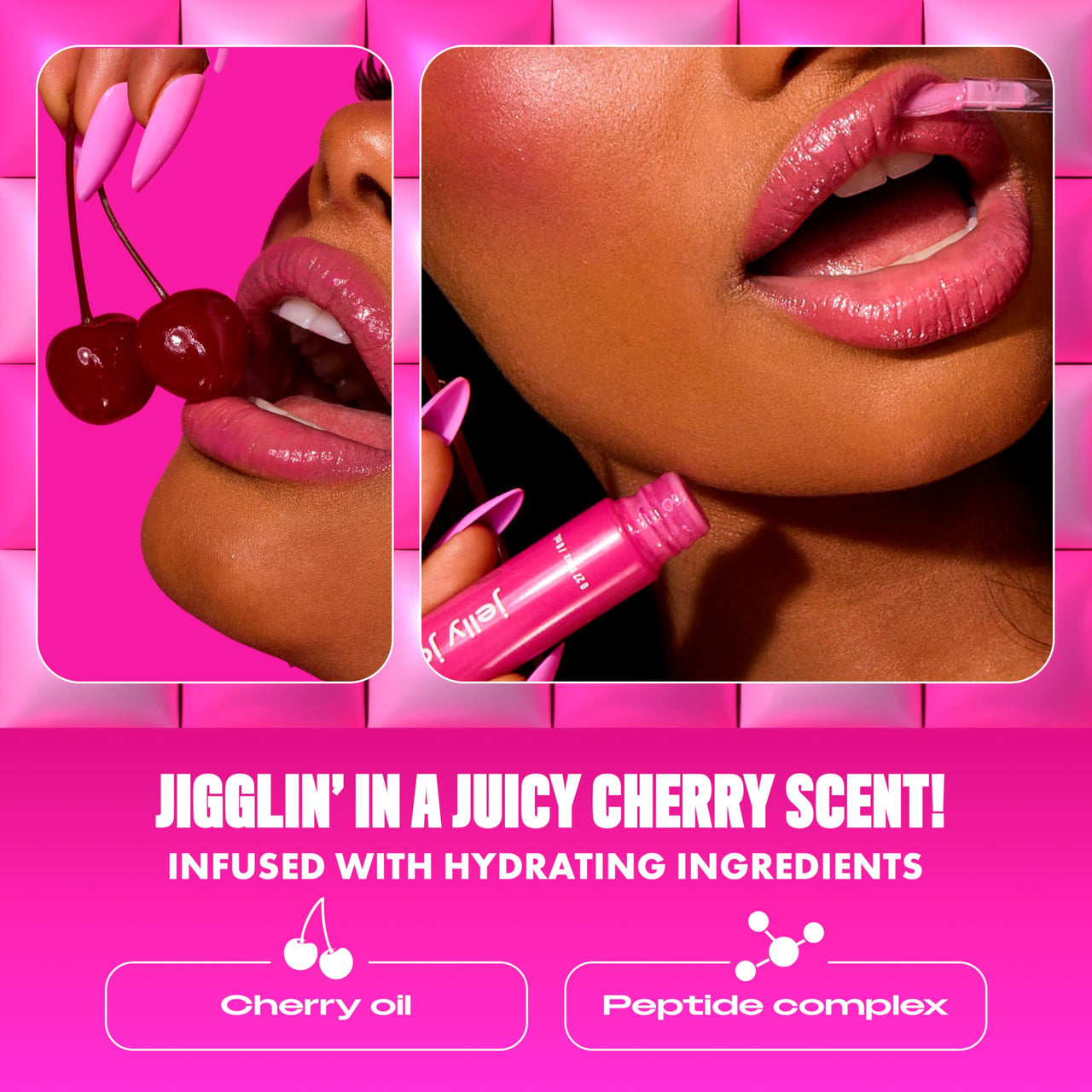 NYX PROFESSIONAL MAKEUP Jelly Job Lip Gloss, Lip Tint Gloss with Full-Bodied, Smoothing, and Hyper-Glossy Shine - Jelly Filled (Spice Brown)
