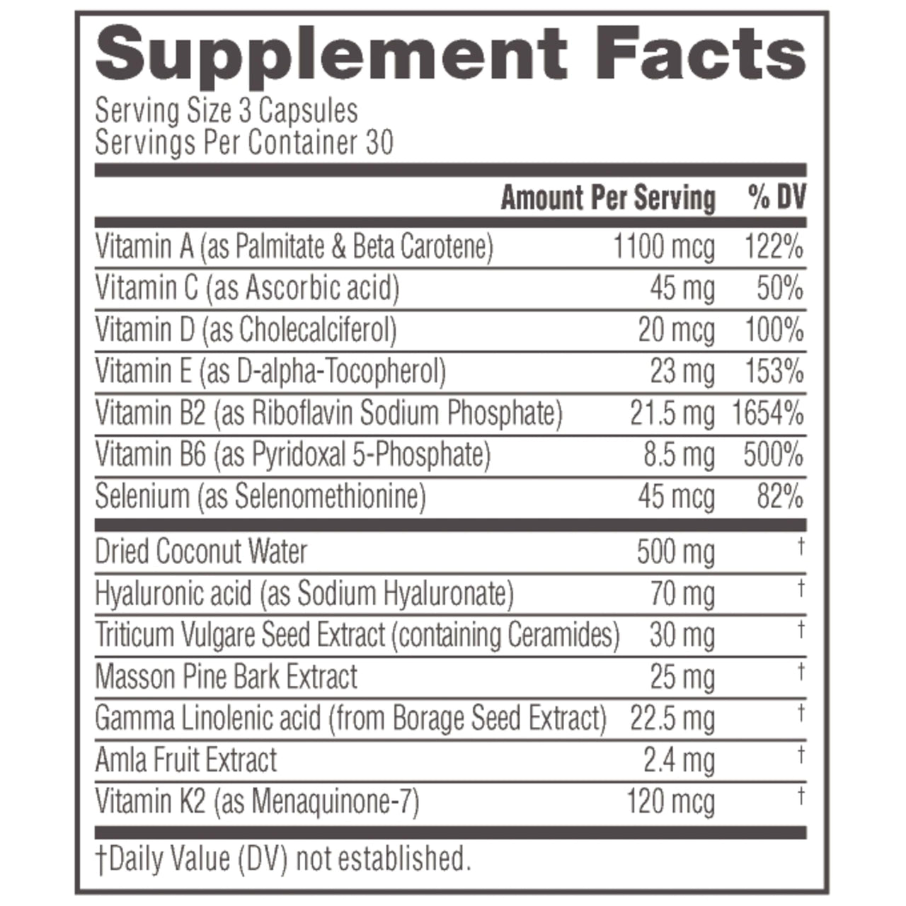NeoCell Glow Matrix With Hyaluronic Acid Capsules, Essential Lubricant, Supports Tissue Hydration, Gluten Free, Unflavored, 90 Count, 1 Bottle