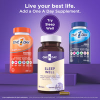 Thumbnail for One A Day Sleep Supplement - Sleep Supplements for Adults, Sleep Support with Passionflower and Melatonin, Sleep Support with Sleep Well, 30 Capsules