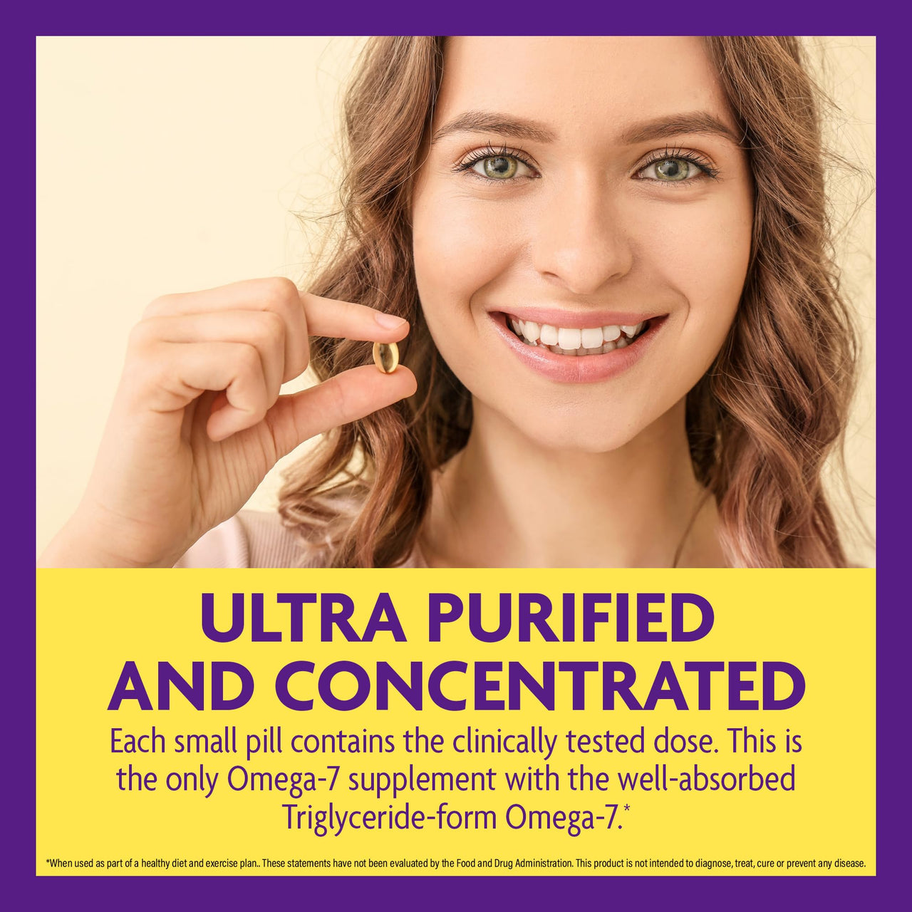 InnovixLabs Purified Omega 7 Supplement - 210 mg Omega-7 Palmitoleic Acid, Fish Oil for Metabolism & Triglyceride Support, Essential Fatty Acids, IFOS Approved, 30 Softgels