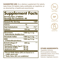 Thumbnail for Solgar Glucosamine Hyaluronic Acid Condroitin MSM (Shellfish-Free) 120 Tablets - 2 Bottles