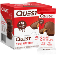 Thumbnail for Quest Nutrition Peanut Butter Cups, 11g Protein, 1g Sugar, Low Carb, Gluten Free, Keto Friendly, 12 Count