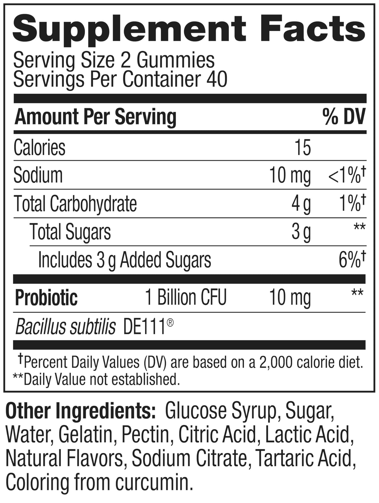 OLLY Probiotic Gummy, Immune and Digestive Support, 1 Billion CFUs, Chewable Probiotic Supplement, Mango, 25 Day Supply - 50 Count