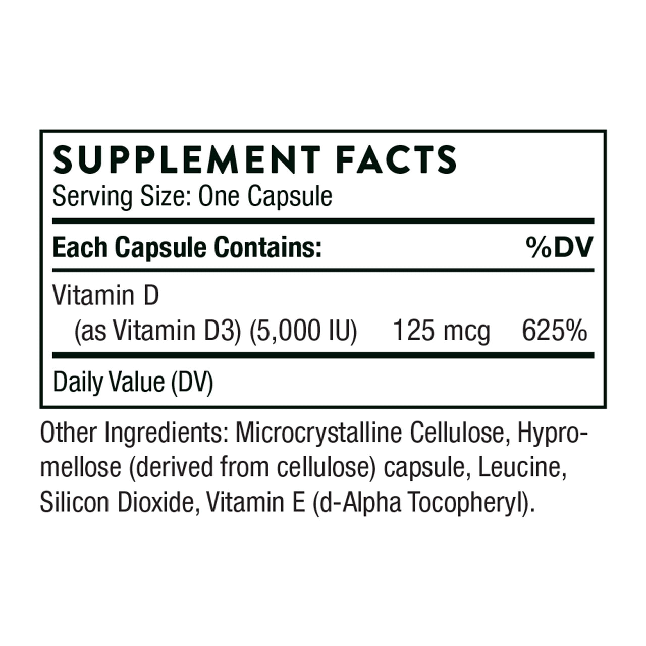 THORNE - Bone Health Bundle - Vitamin K & Vitamin D-5000 Combo for Strong Bones - 30 to 60 Servings